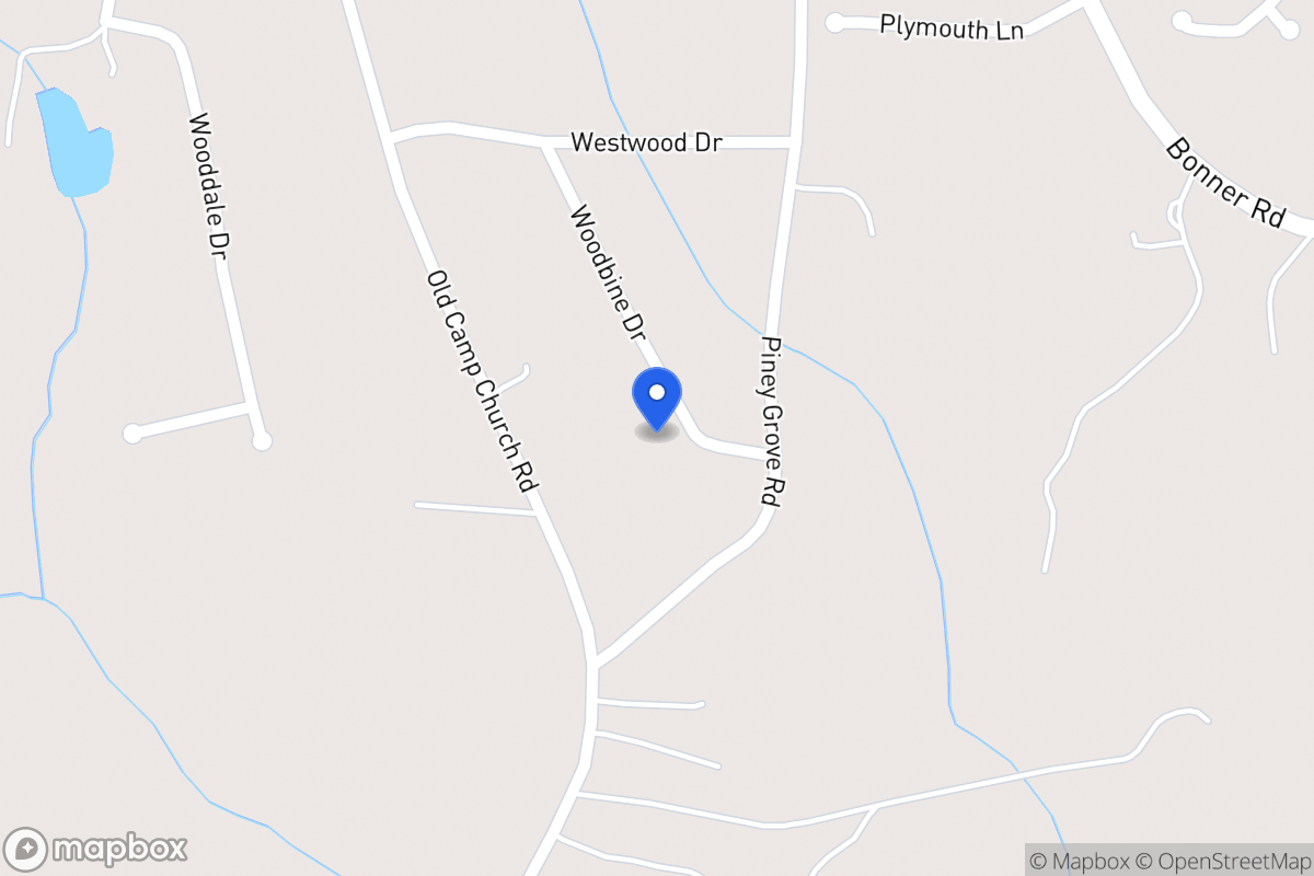 Map of 95 Woodbine Dr