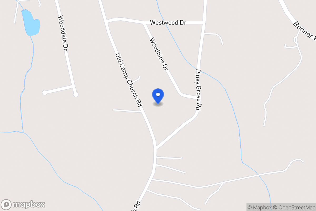 Map of 720 Old Camp Church Rd