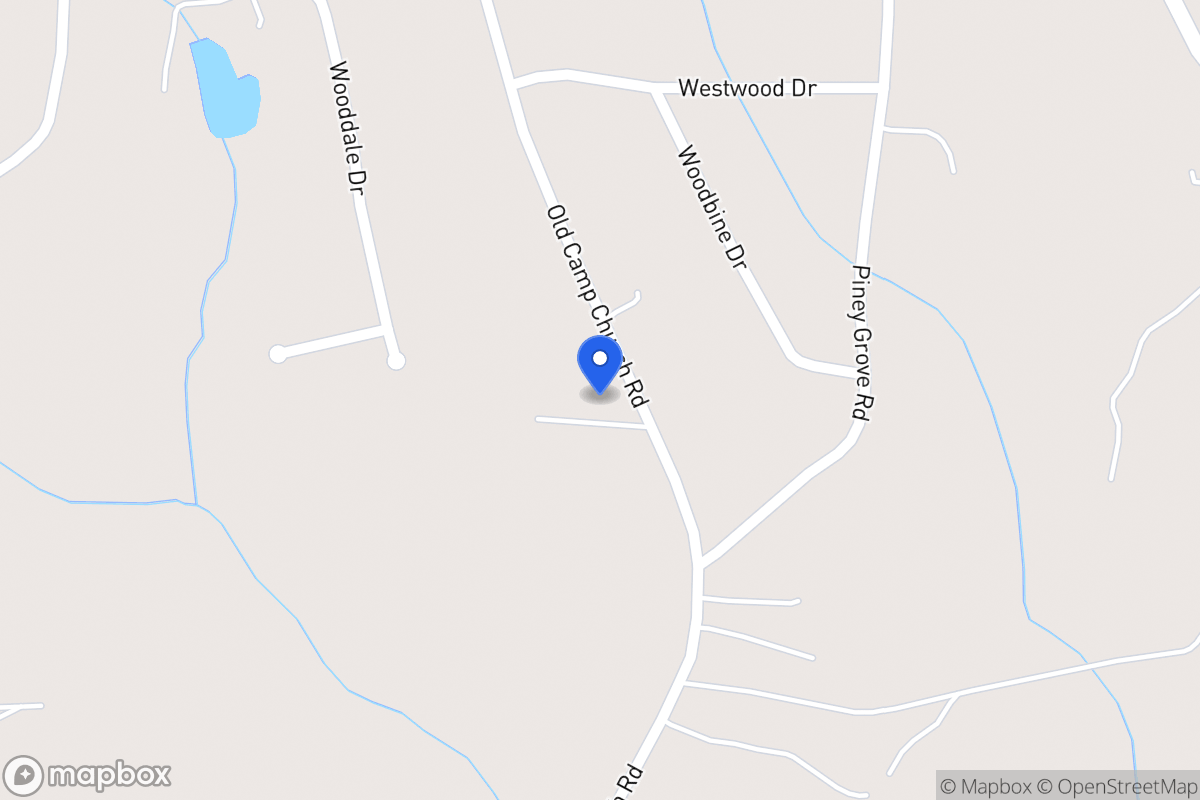 Map of 710 Old Camp Church Rd