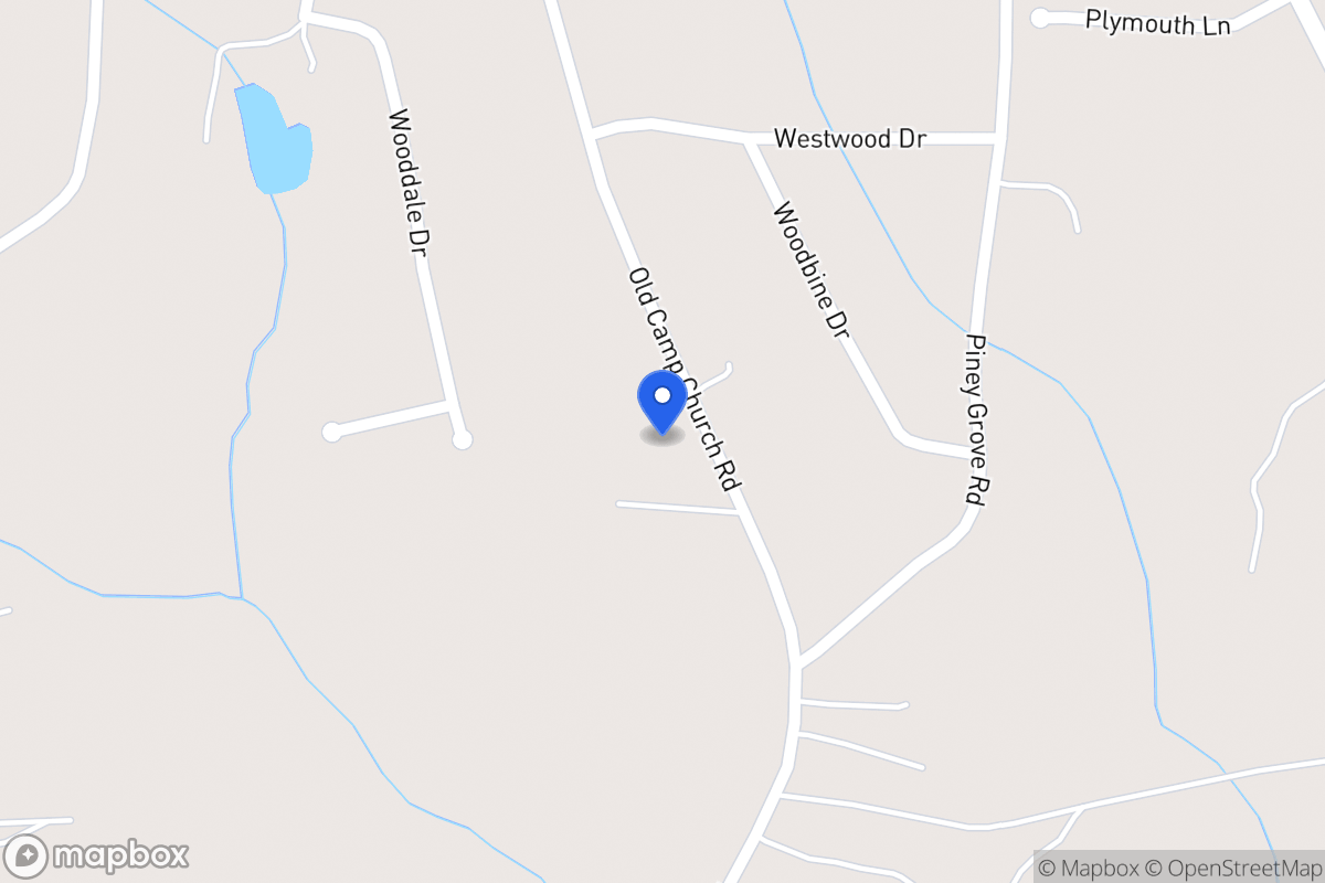 Map of 695 Old Camp Church Rd