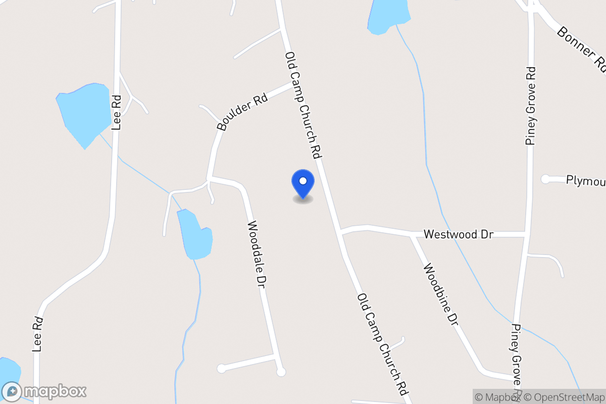 Map of 577 Old Camp Church Rd
