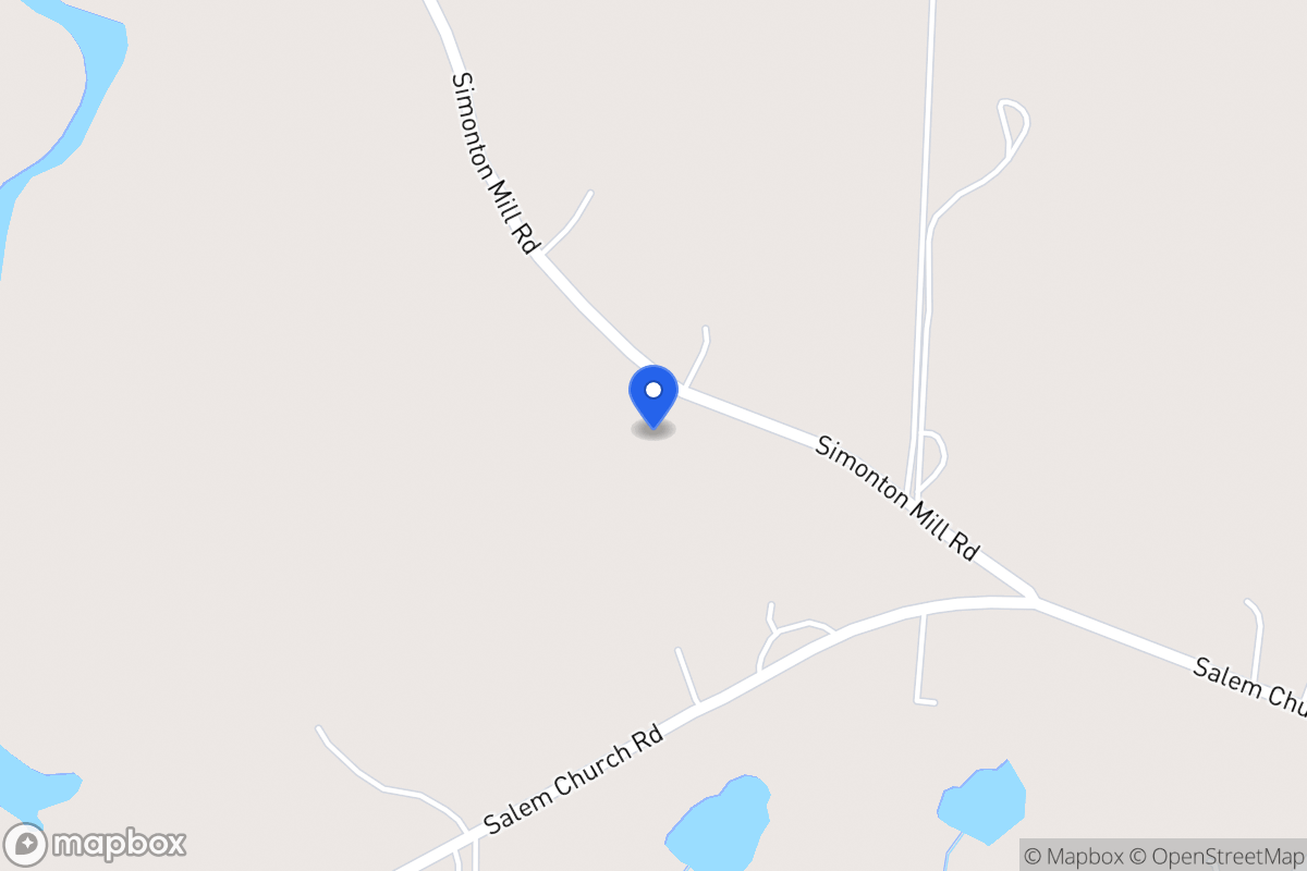 Map of 725 Simonton Mill Rd