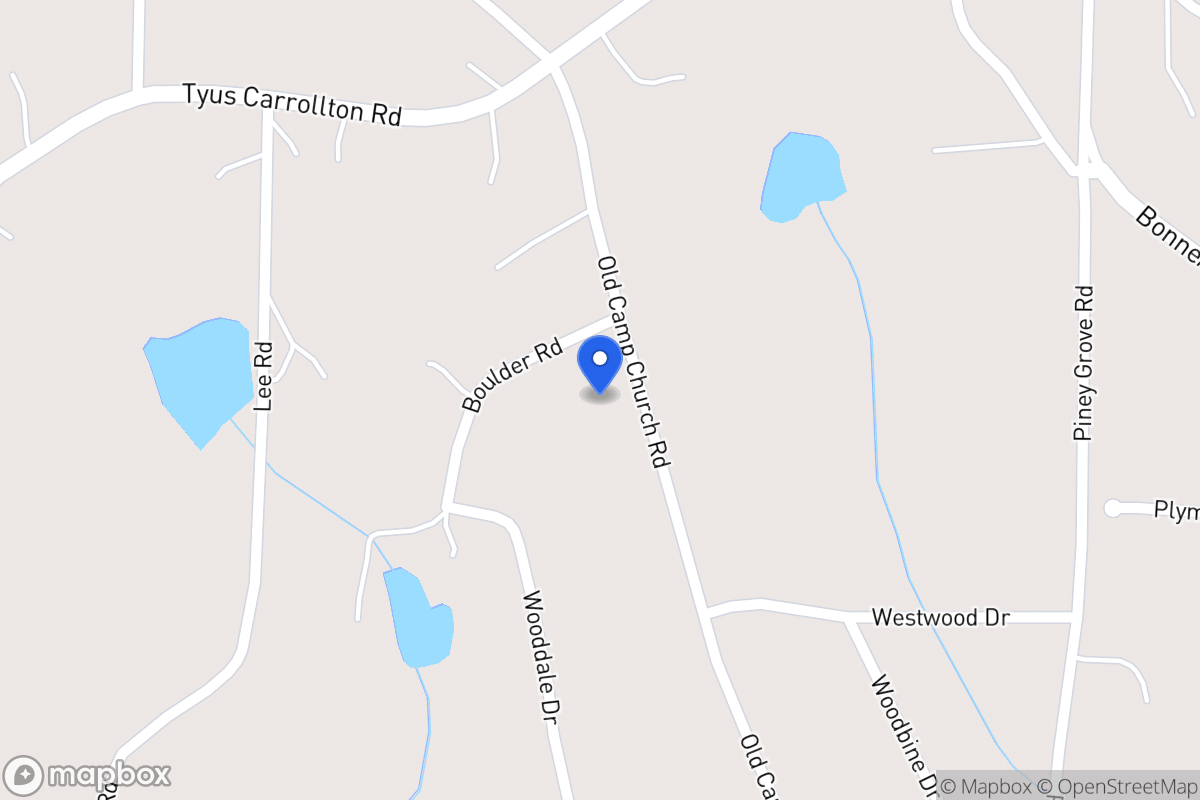 Map of 531 Old Camp Church Rd
