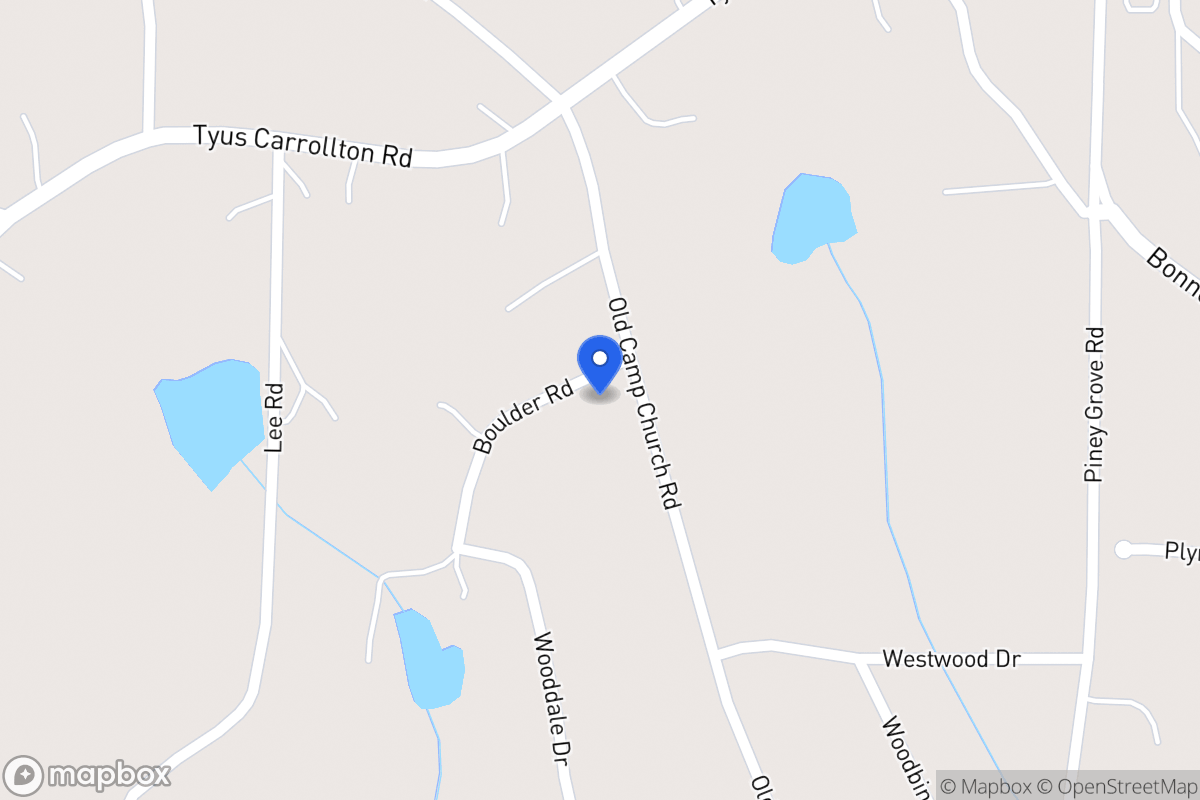 Map of 525 Old Camp Church Rd