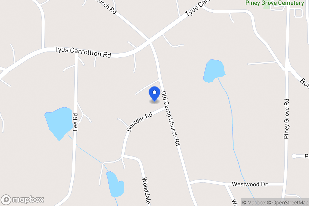 Map of 505 Old Camp Church Rd