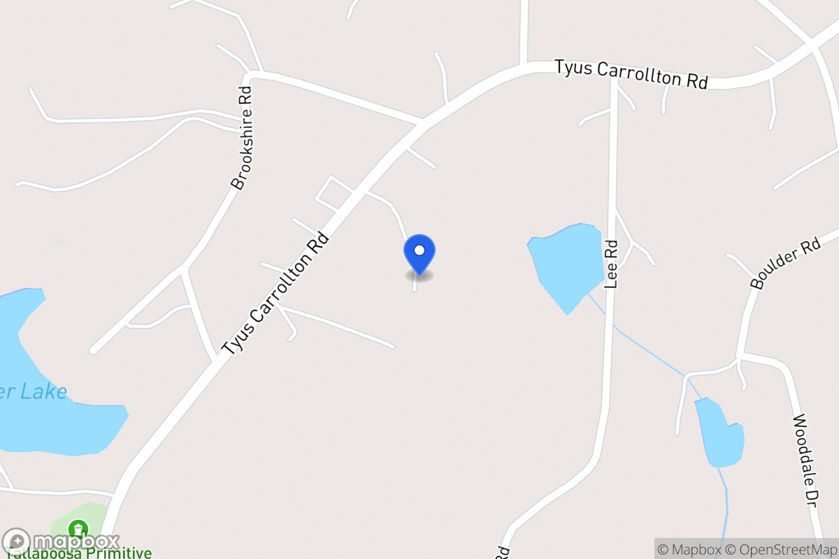 Map of 804 Tyus Carrollton Rd