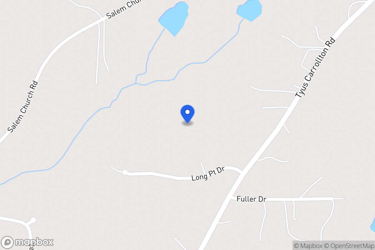 Map of 1311 Tyus Carrollton Rd
