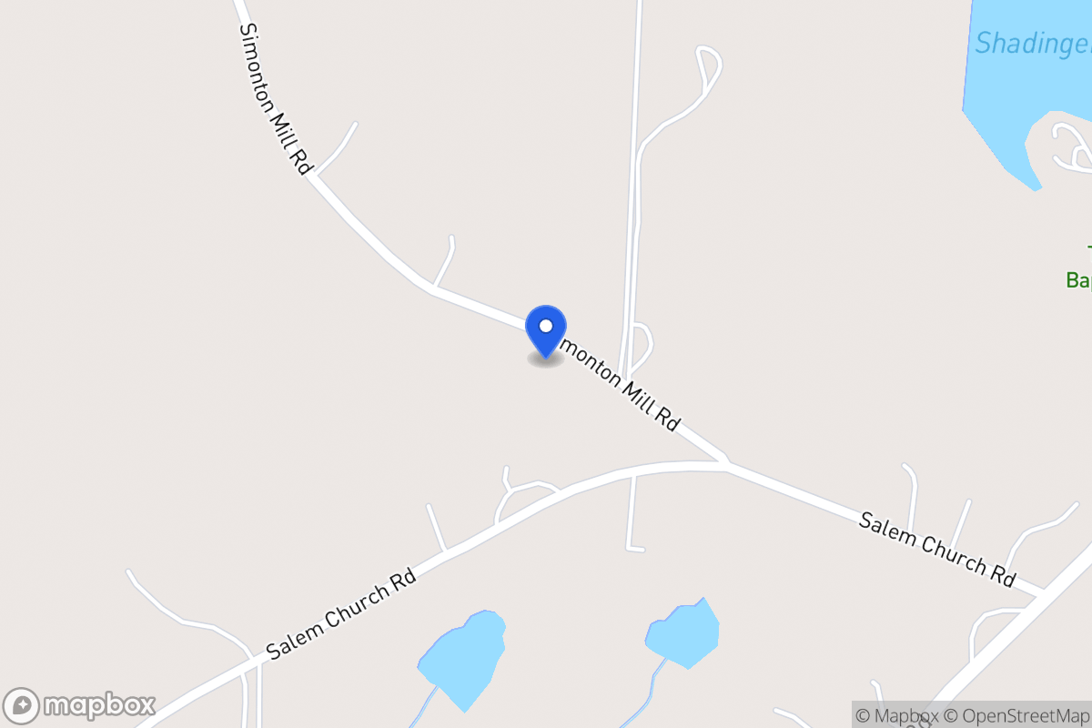 Map of 789 Simonton Mill Rd