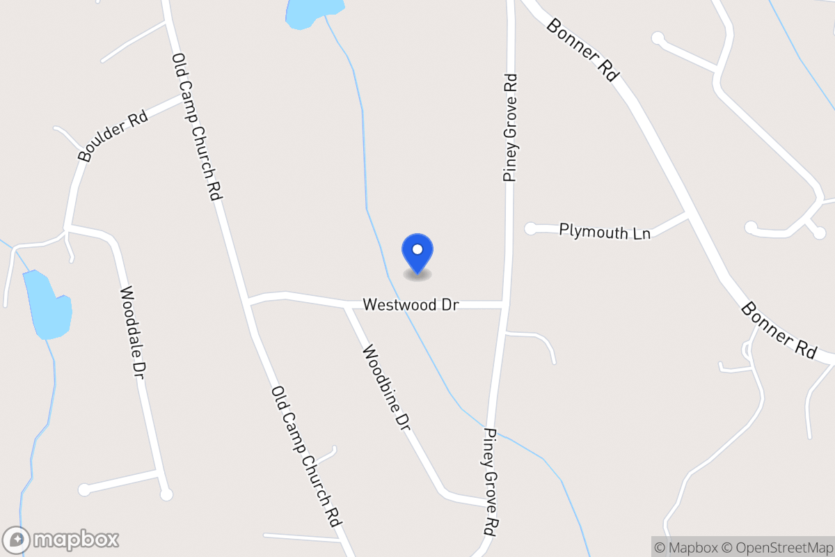 Map of 80 Westwood Dr