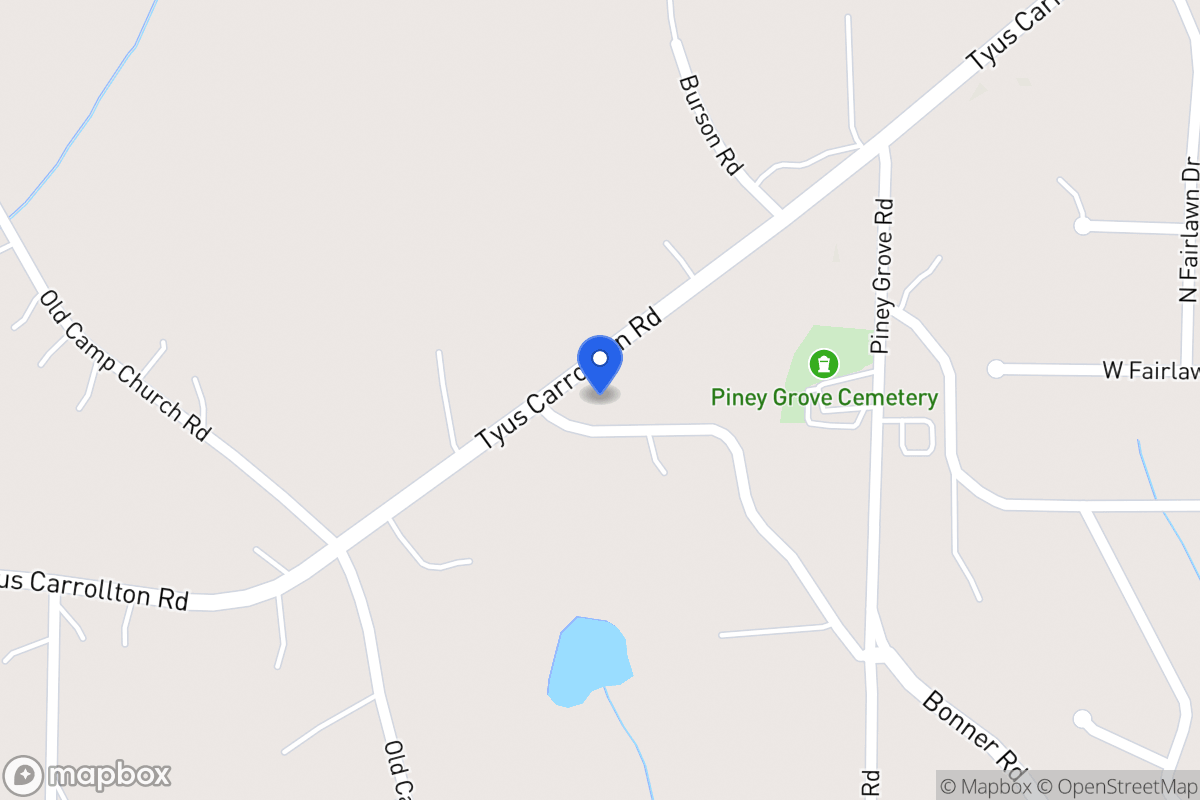 Map of 472 Tyus Carrollton Rd