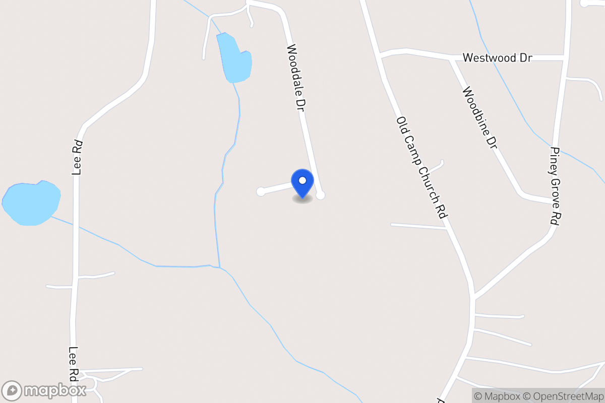 Map of Sunny Brook Ln