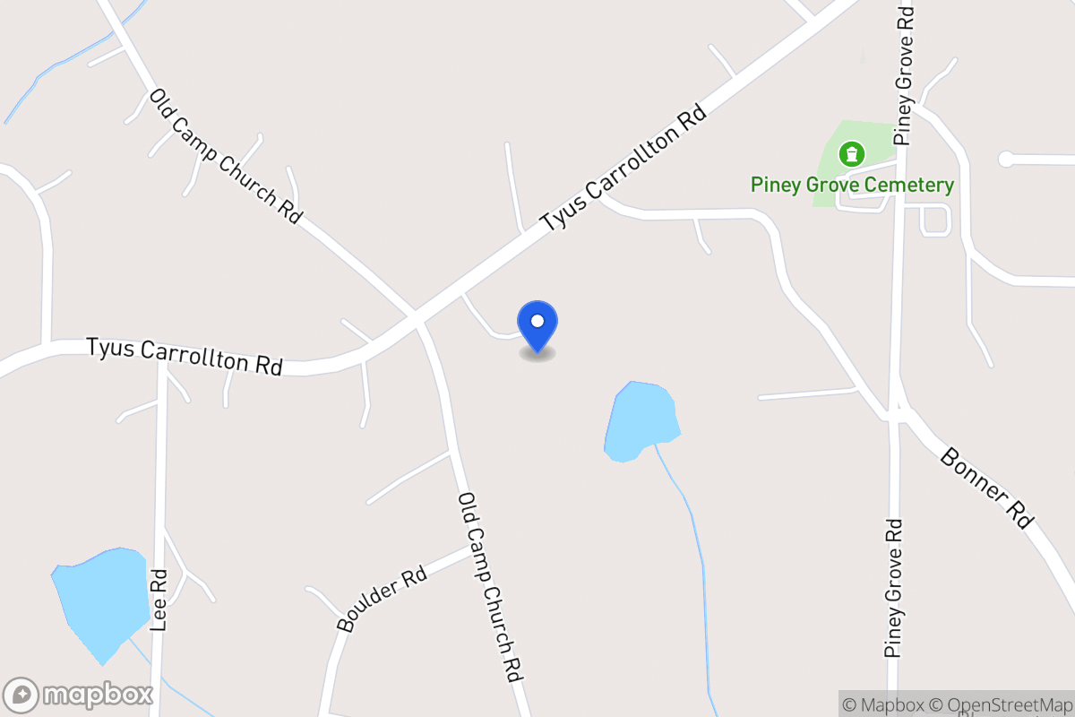 Map of 530 Tyus Carrollton Rd