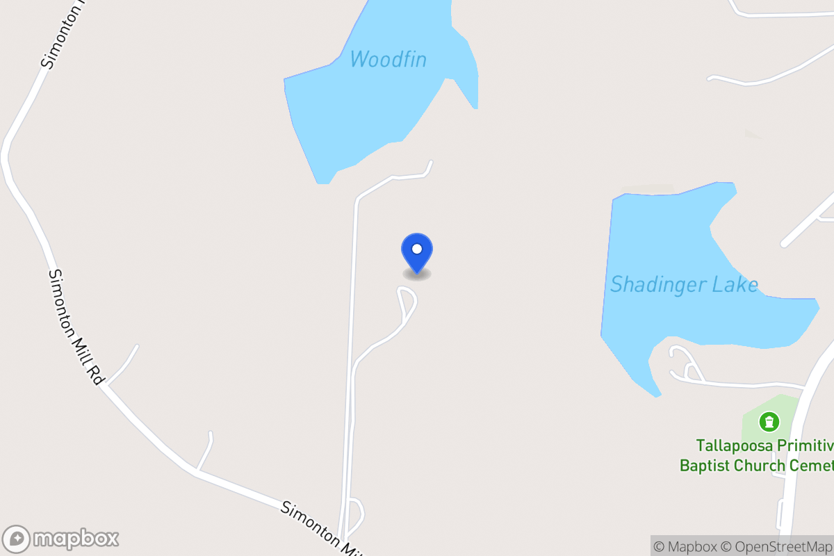 Map of 824 Simonton Mill Rd