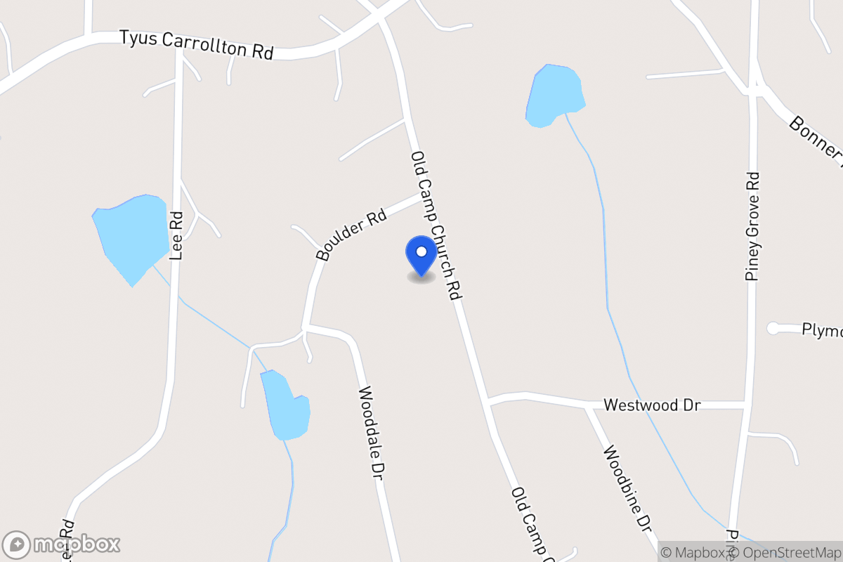 Map of 549 Old Camp Church Rd