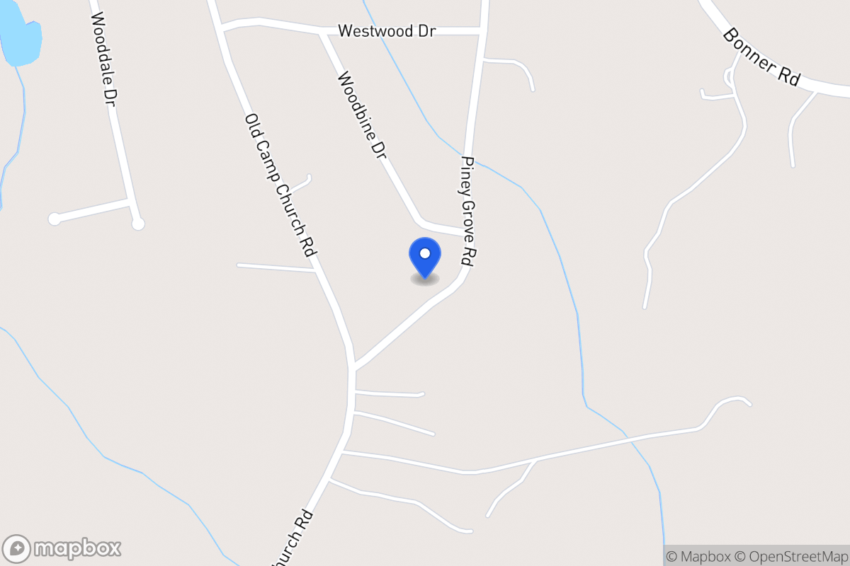 Map of 441 Piney Grove Rd