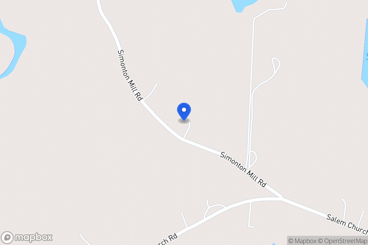 Map of 716 Simonton Mill Rd
