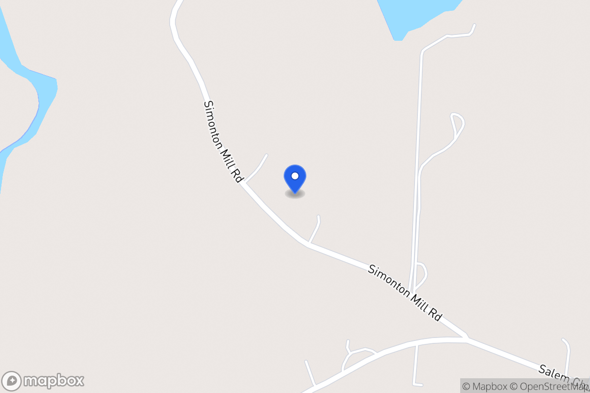 Map of 712 Simonton Mill Rd