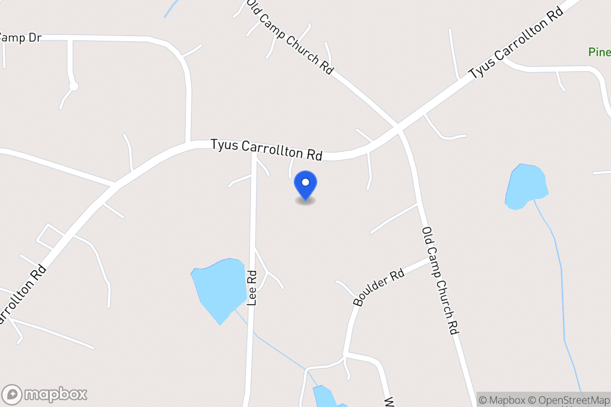 Map of 632 Tyus Carrollton Rd