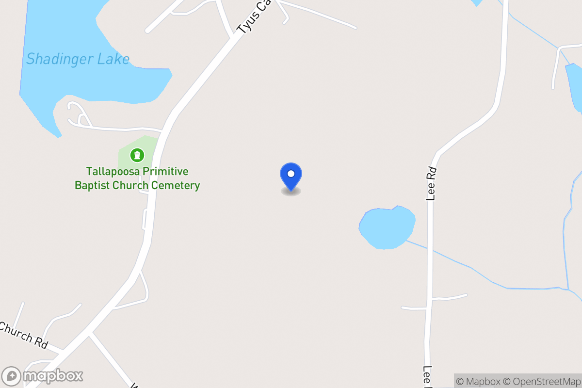 Map of 1062 Tyus Carrollton Rd