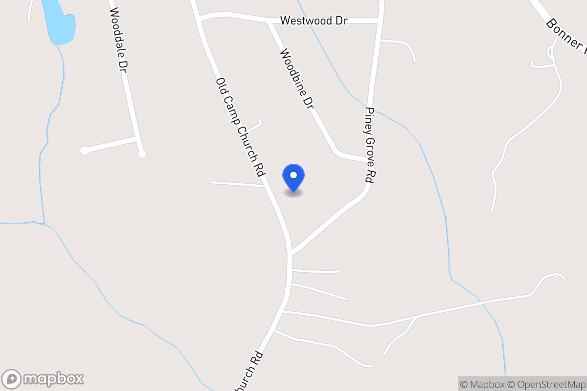 Map of 726 Old Camp Church Rd