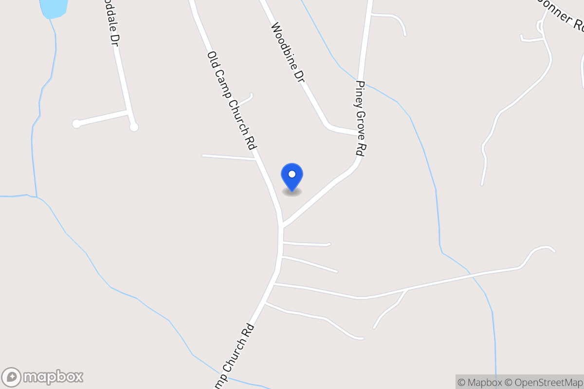Map of 730 Old Camp Church Rd