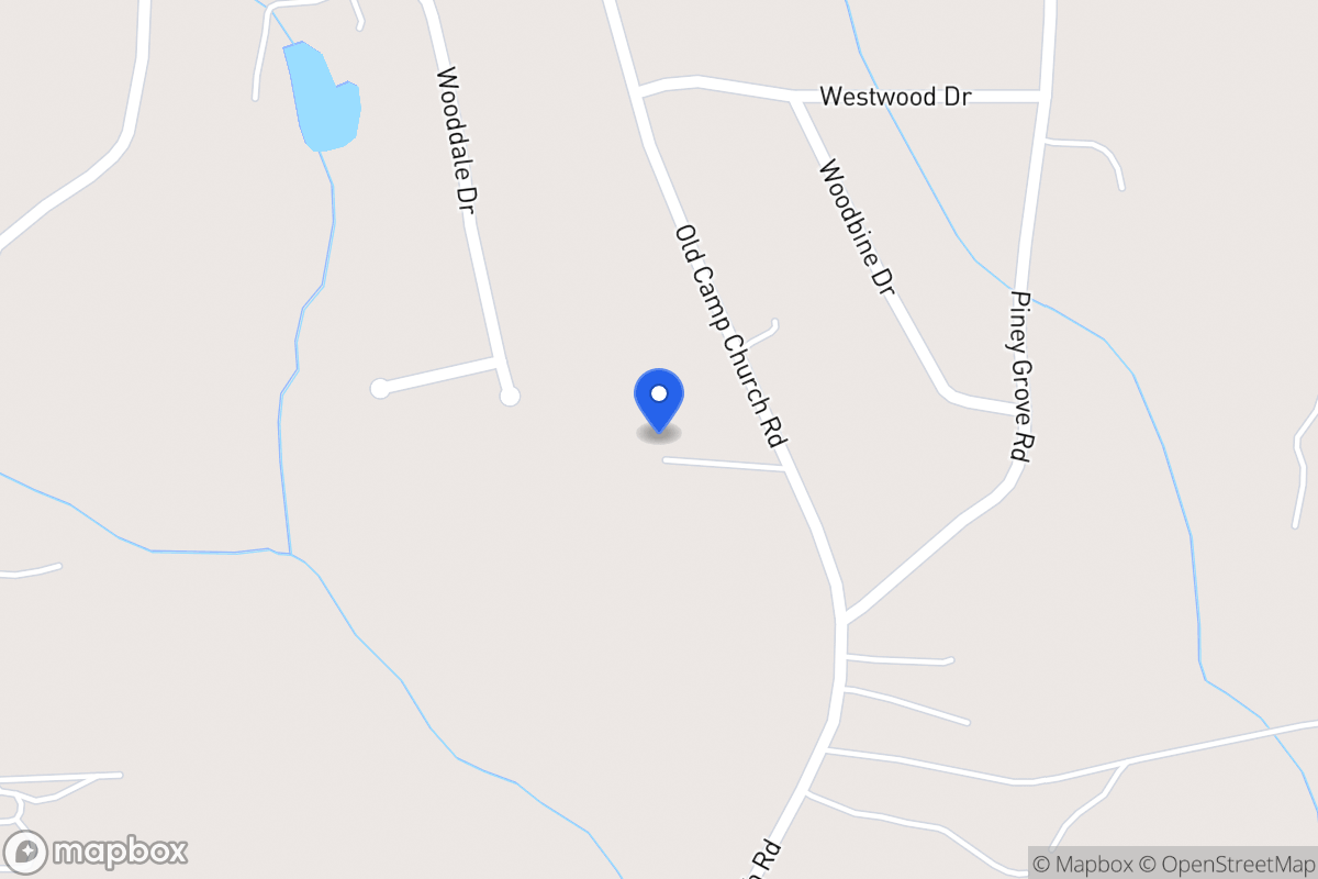 Map of 715 Old Camp Church Rd