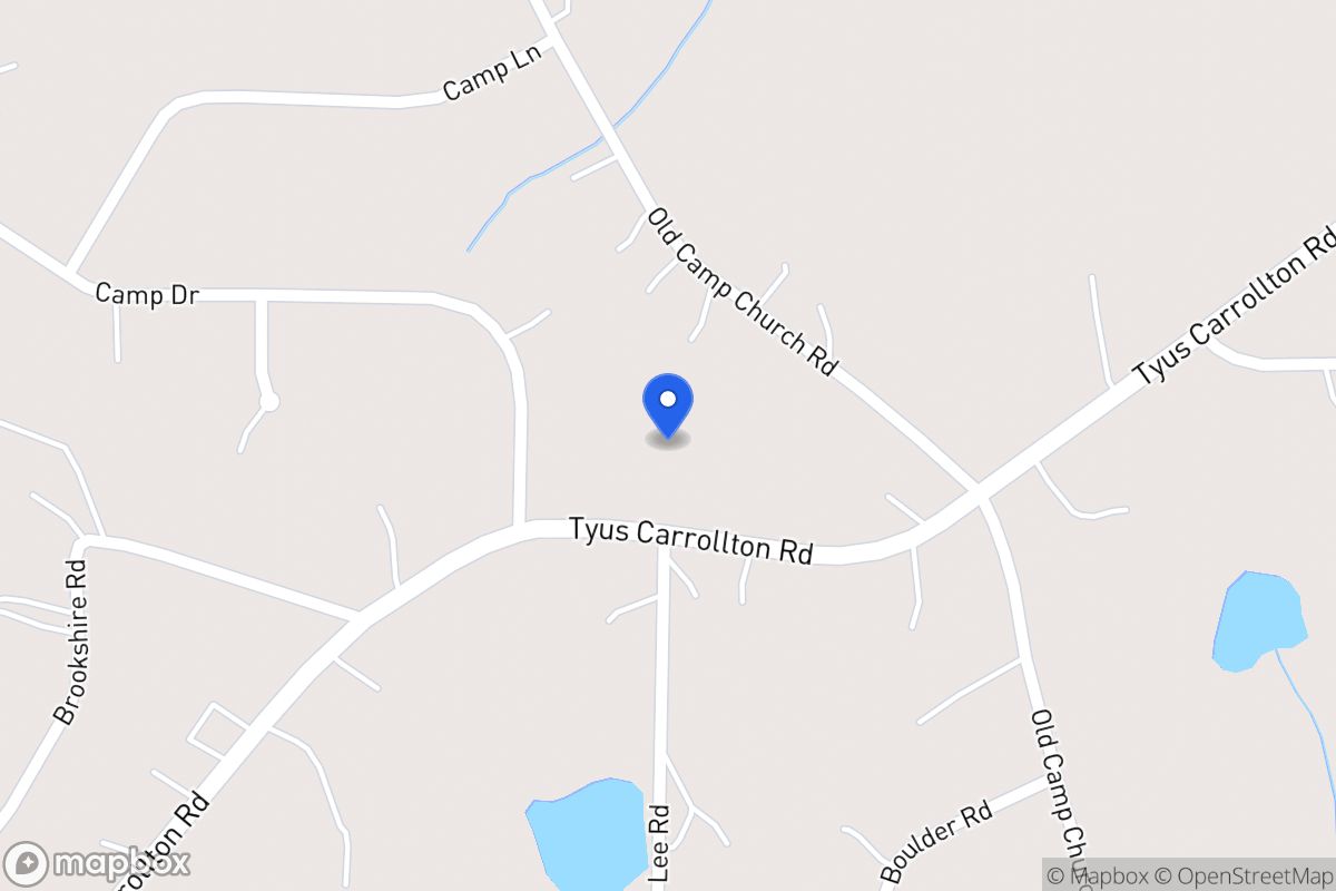 Map of 657 Tyus Carrollton Rd