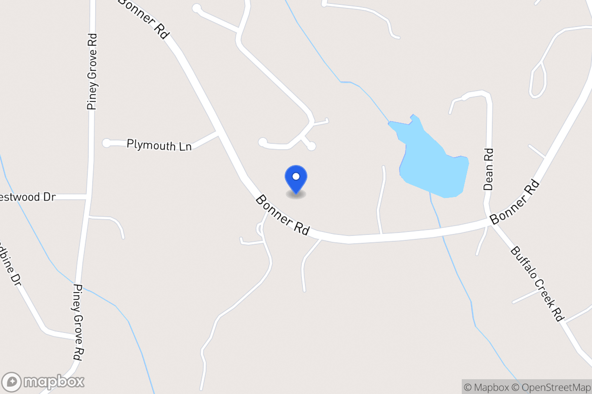 Map of 805 Bonner Rd