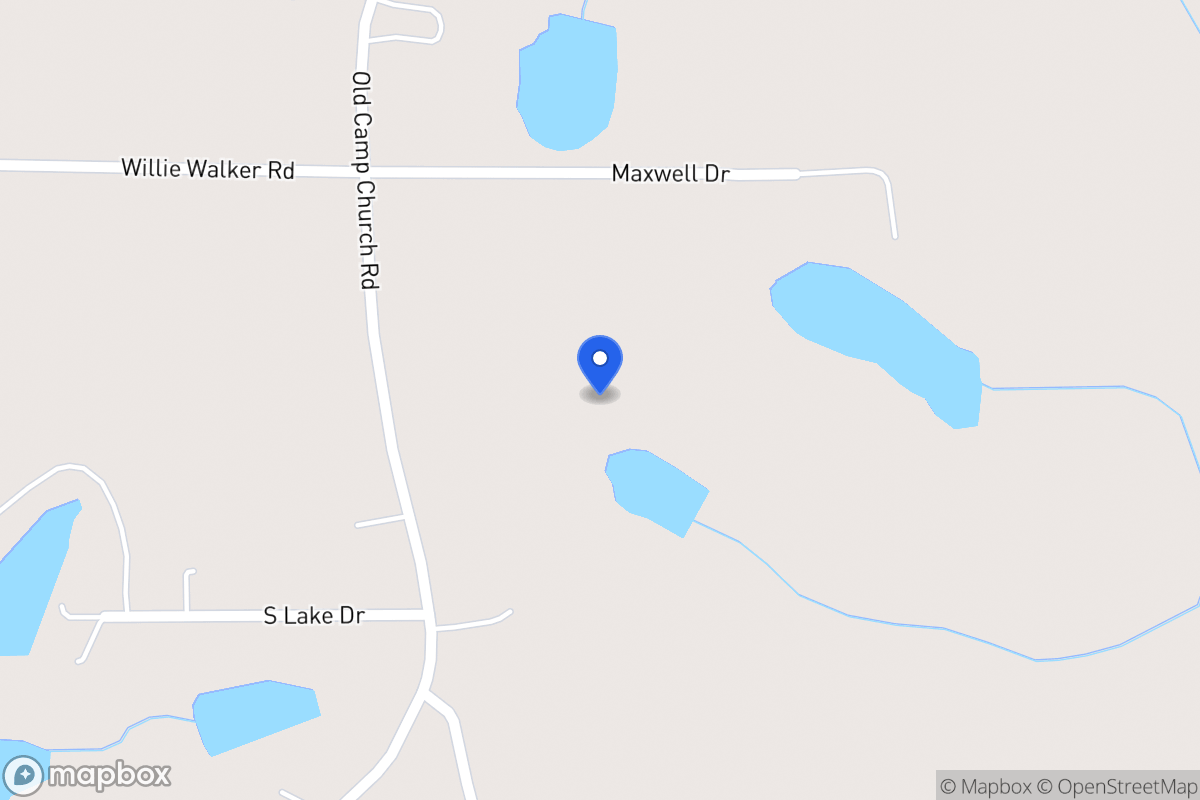 Map of 1124 Old Camp Church Rd