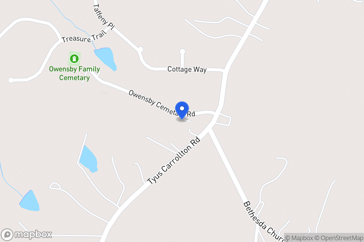Map of 1693 Tyus Carrollton Rd