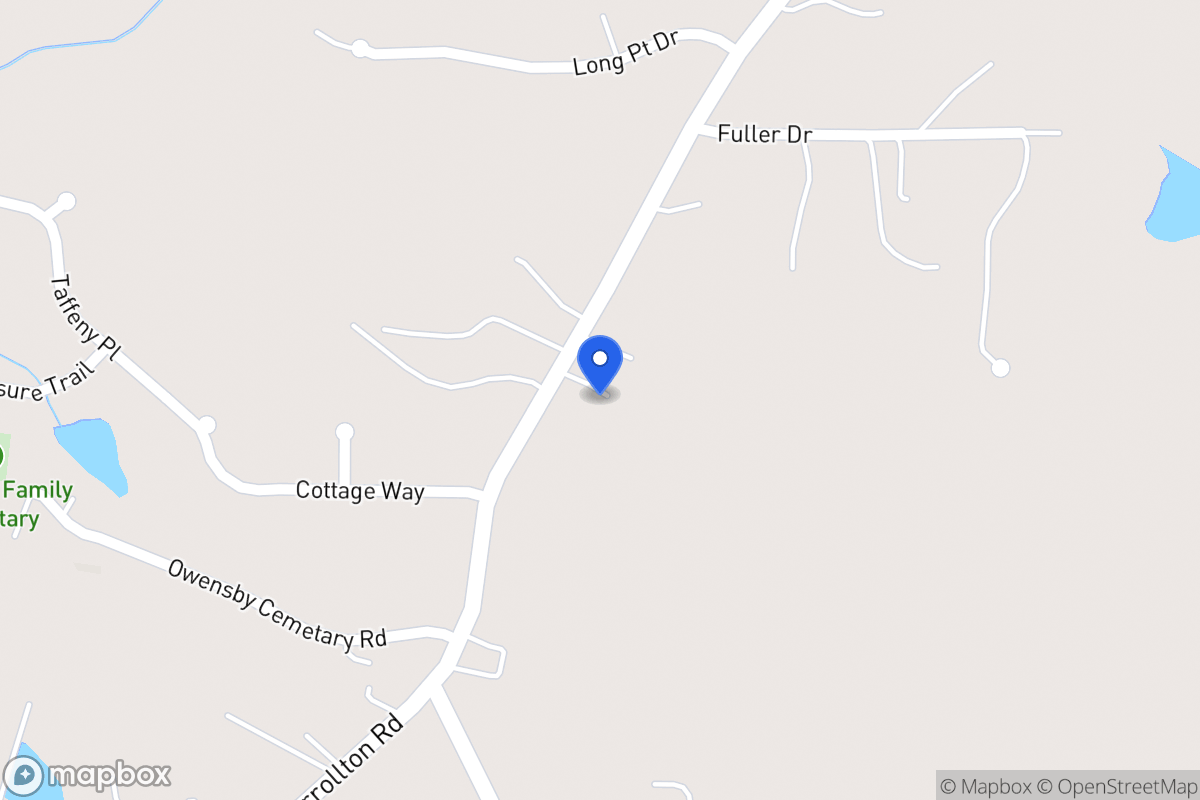 Map of 1510 Tyus Carrollton Rd