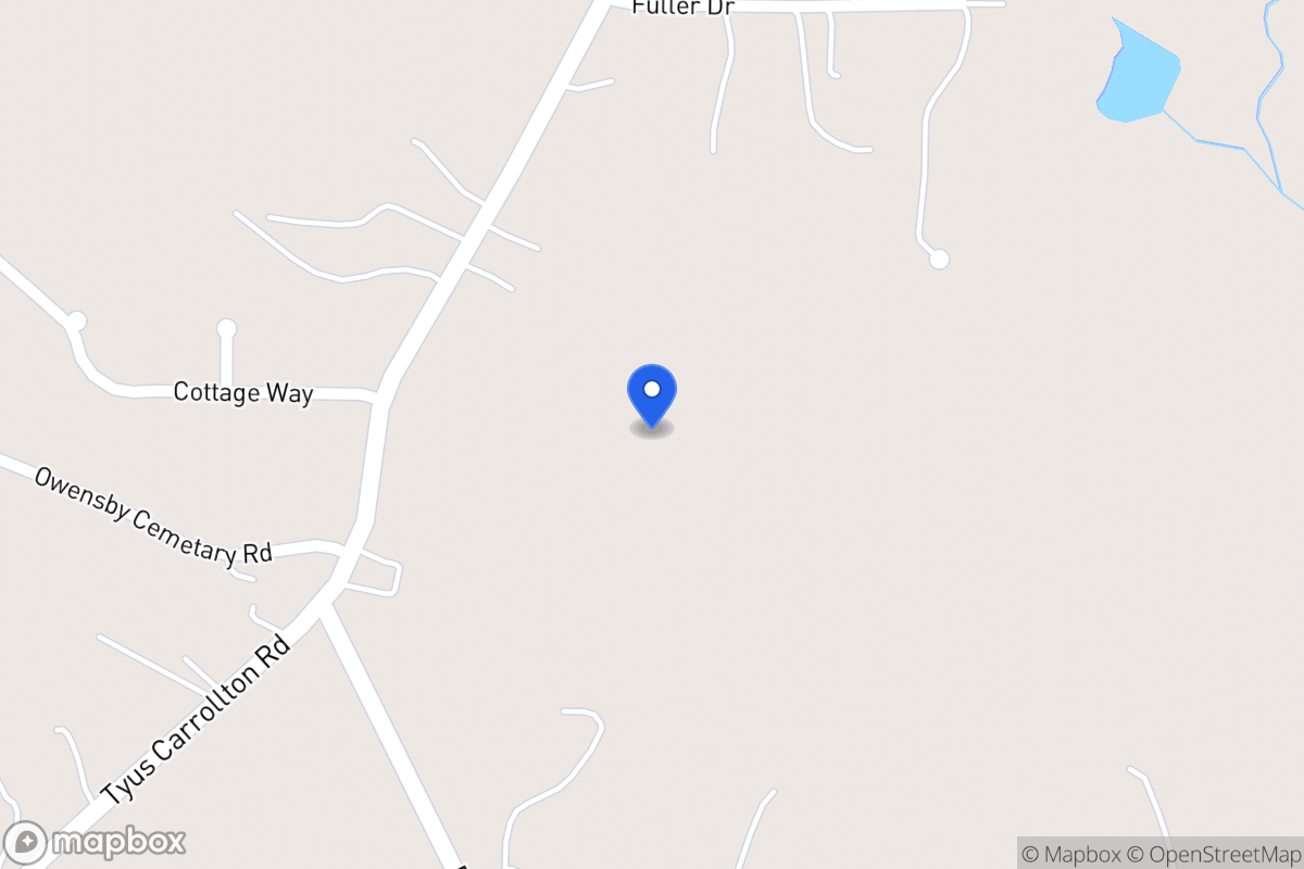 Map of 1528 Tyus Carrollton Rd