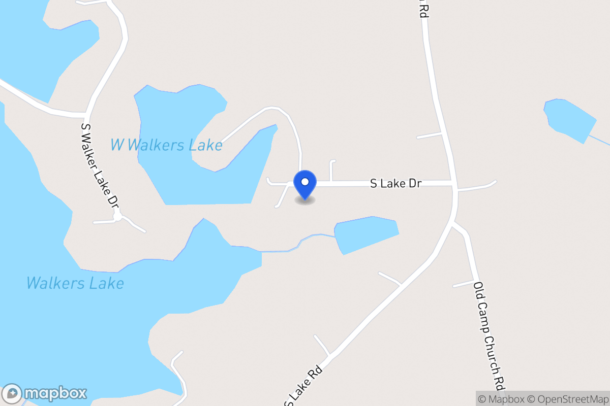 Map of 100 South Lake Dr