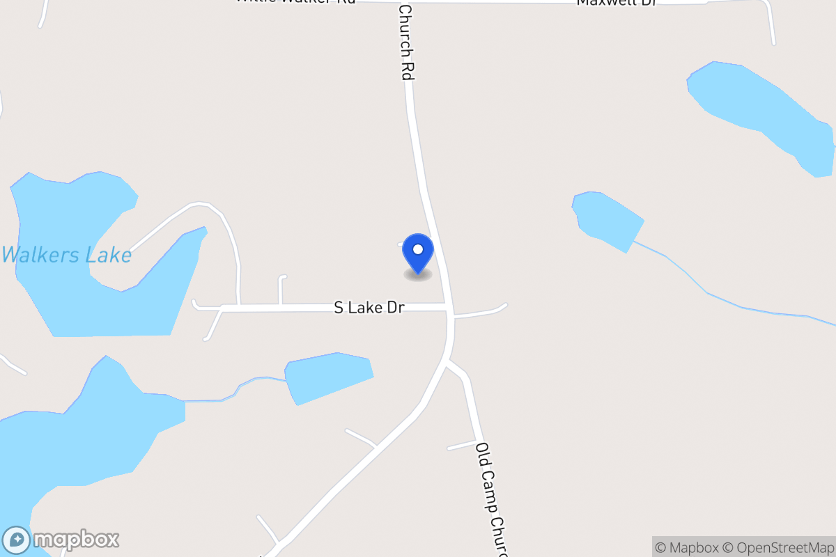 Map of 1169 Old Camp Church Rd