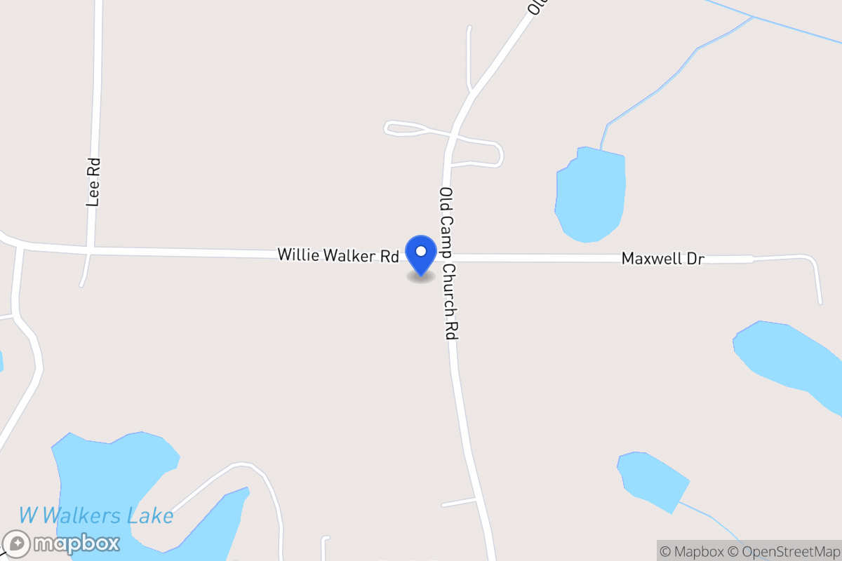 Map of 1049 Old Camp Church Rd