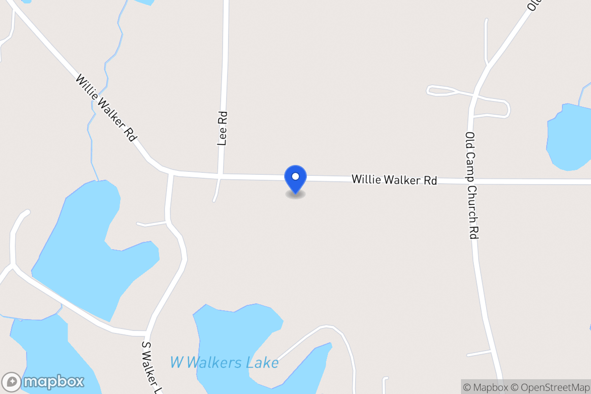 Map of 377 Willie Walker Rd