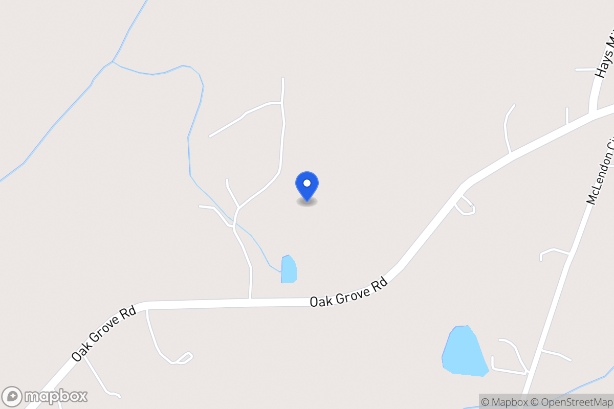 Map of Oak Grove Rd