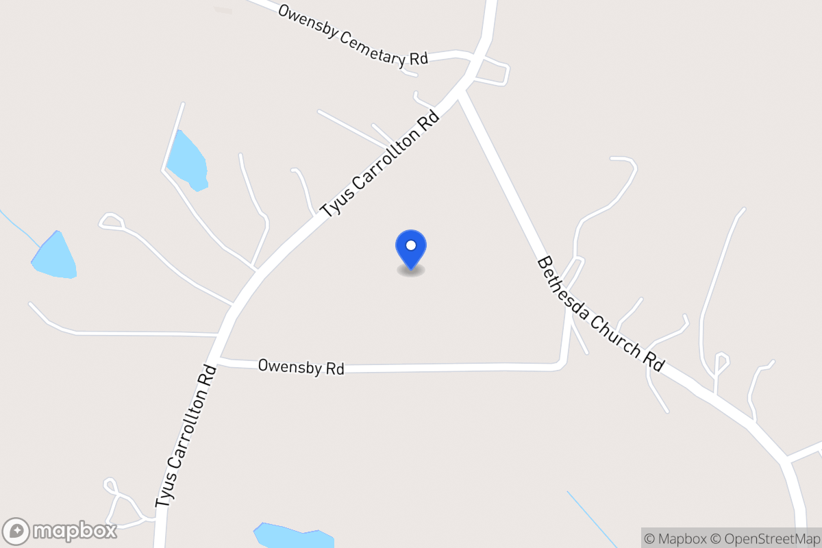 Map of 1732 Tyus Carrollton Rd