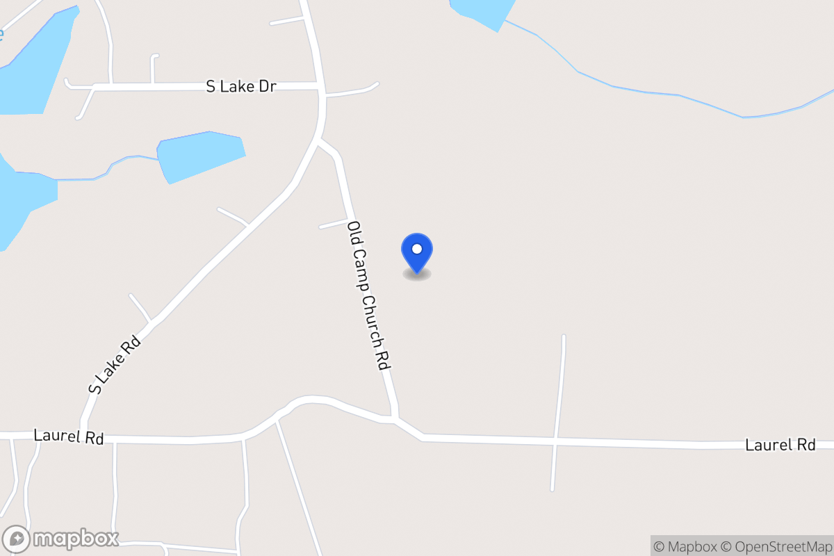 Map of 1246 Old Camp Church Rd
