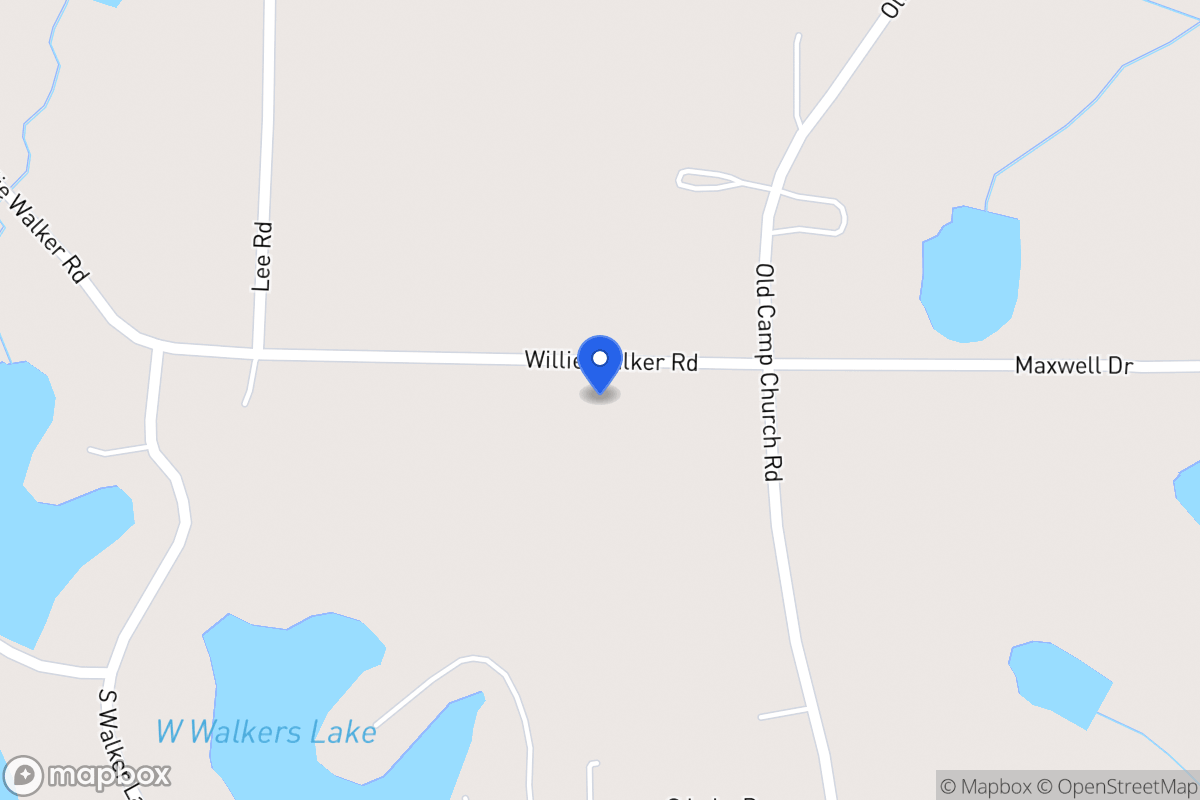 Map of 453 Willie Walker Rd