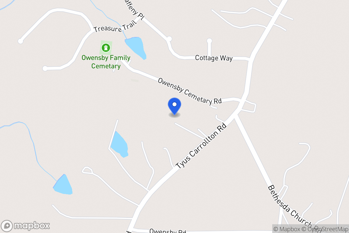 Map of 1695 A Tyus Carrollton Rd