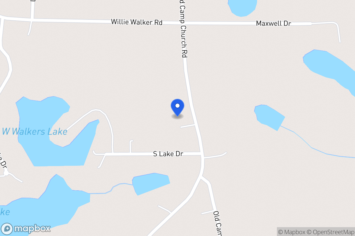 Map of 1157 Old Camp Church Rd
