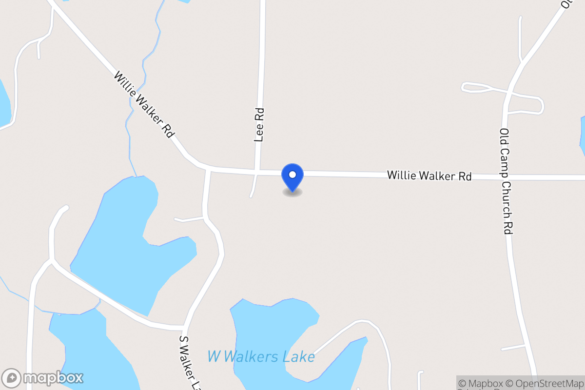 Map of 341 Willie Walker Rd