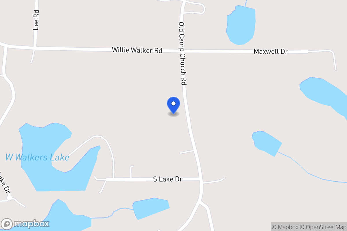 Map of 1091 Old Camp Church Rd