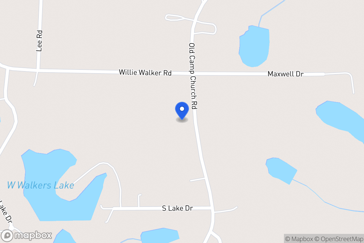 Map of 1079 Old Camp Church Rd