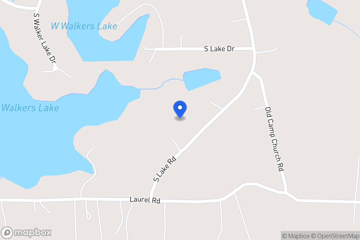 Map of South Lake Rd