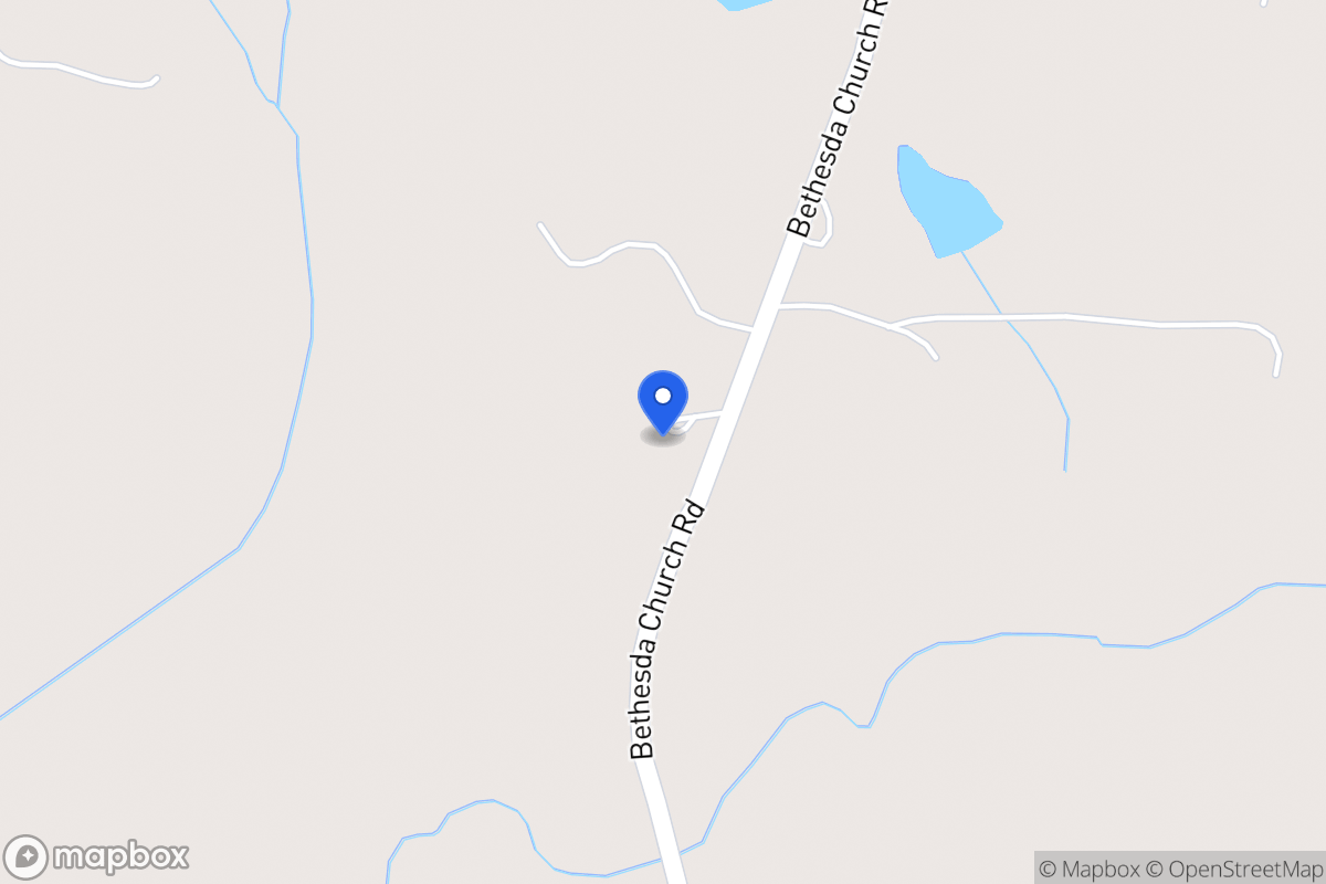 Map of 849 Bethesda Church Rd