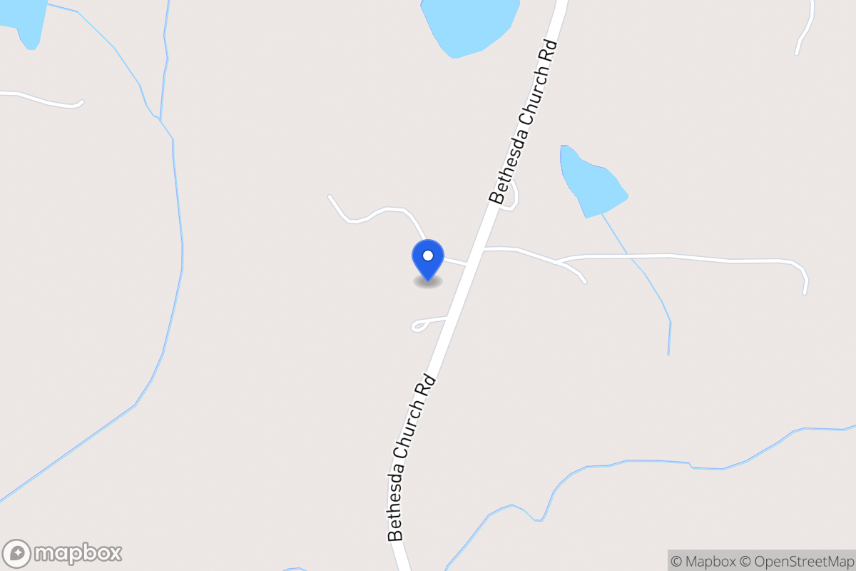 Map of 843 Bethesda Church Rd