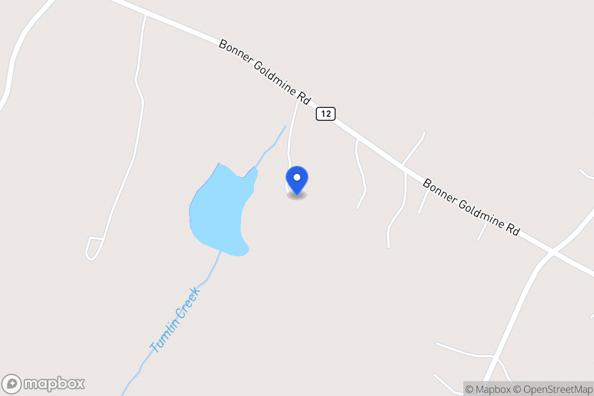 Map of 680 Bonner Goldmine Rd