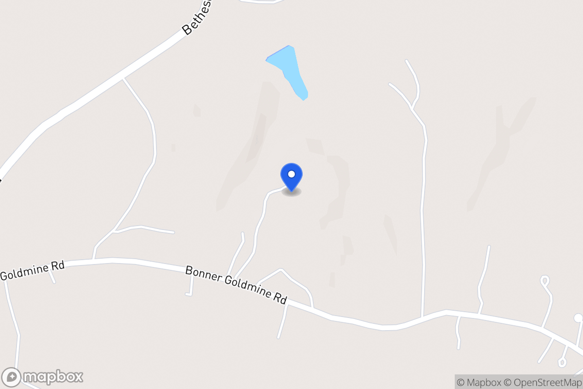 Map of 1505 Bonner Goldmine Rd